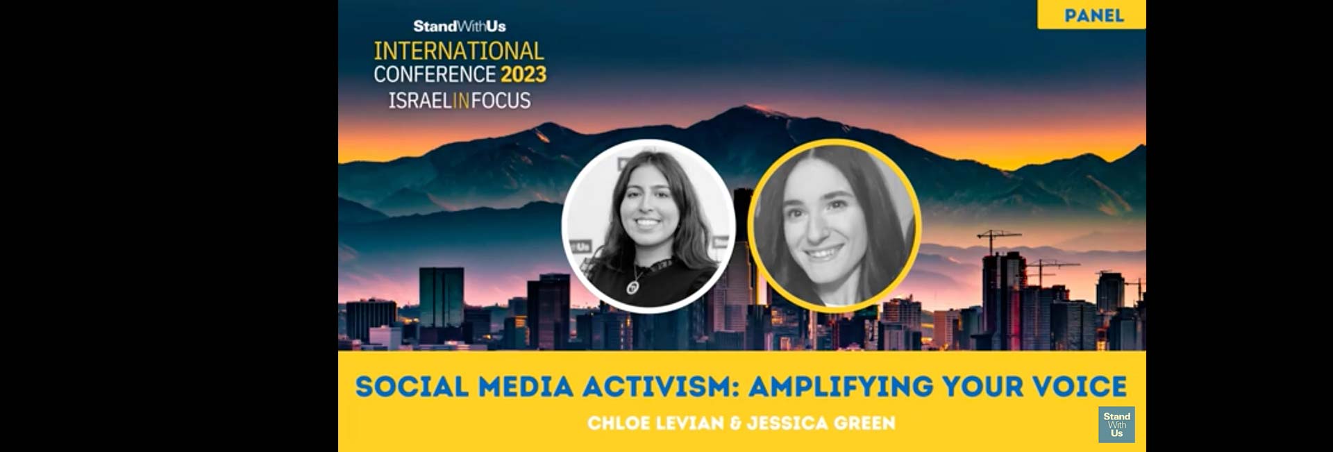 StandWithUs International Conference 2023: Social Media Activism — Amplifying Your Voice